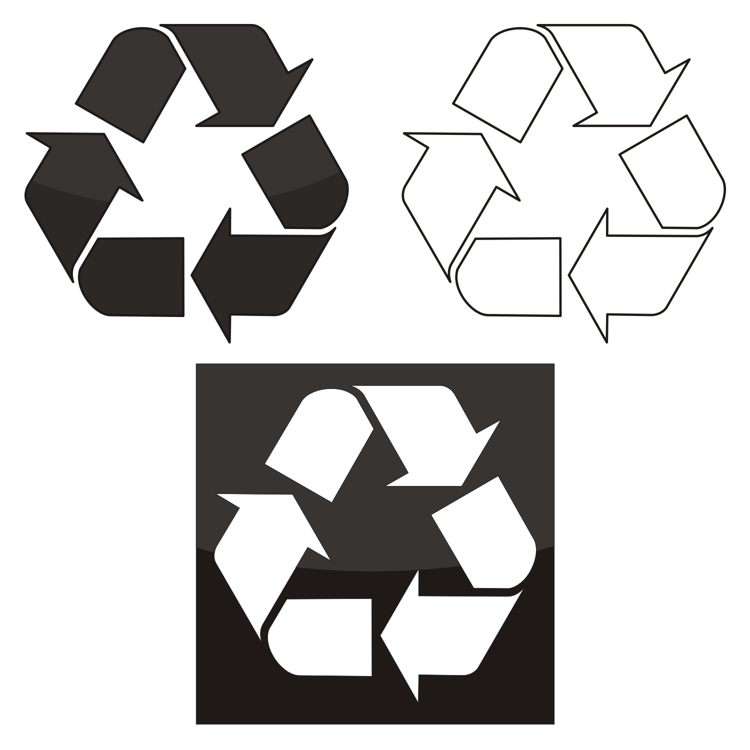 1500x1500 Vector For Free Use Recycle Icon