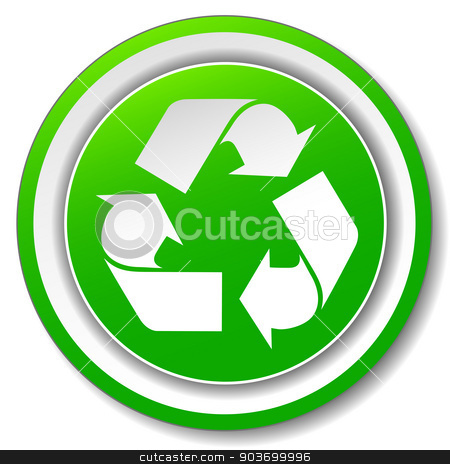 450x464 Recycle Icon Stock Vector