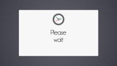 240x136 Please Wait Stock Footage Royalty Free Stock Videos