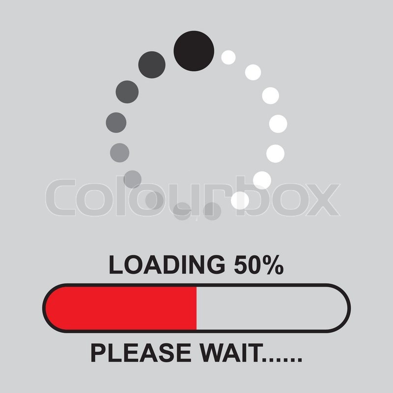 Please Wait Icon at Vectorified.com | Collection of Please Wait Icon ...