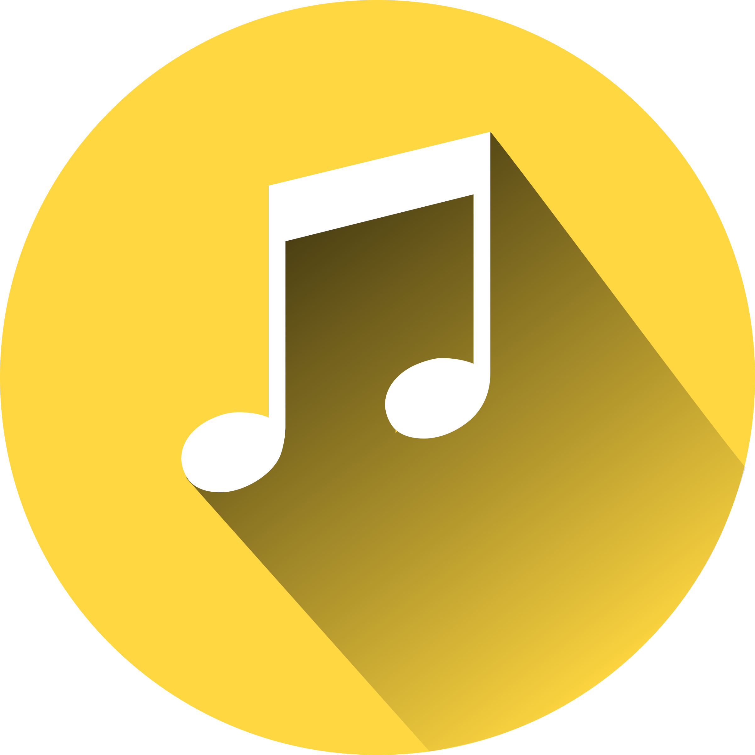 Music Note On Yellow Cyrcle Icons Png 2400x2400 Music Note On Yellow Cyrcle Icons Png