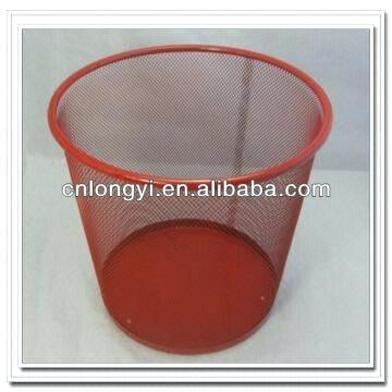 360x360 Red Trash Can Blue Orange Liter Waste Bin Mobile Garbage Plastic