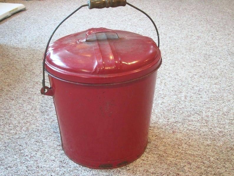 794x596 Red Trash Can Image Metal Target Home Improvement