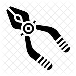 256x256 Pliers Icon Of Glyph Style