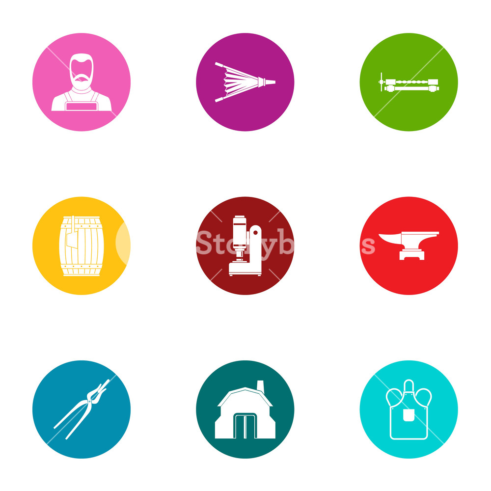 1000x1000 Plot Icons Set Flat Set Of Plot Vector Icons For Web Isolated