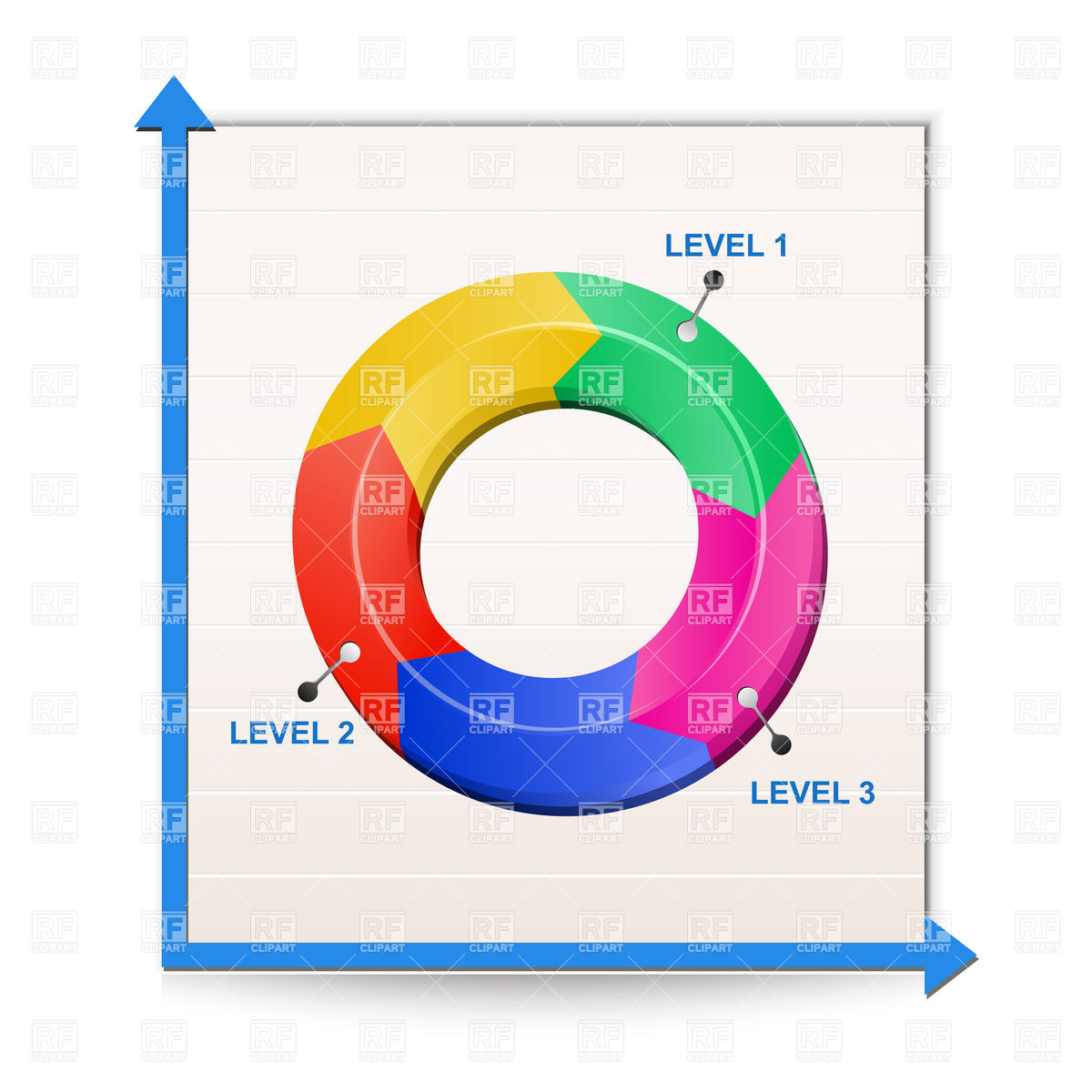 1200x1200 Round Chart Icon Vector Image Of Business, Finance Frbird
