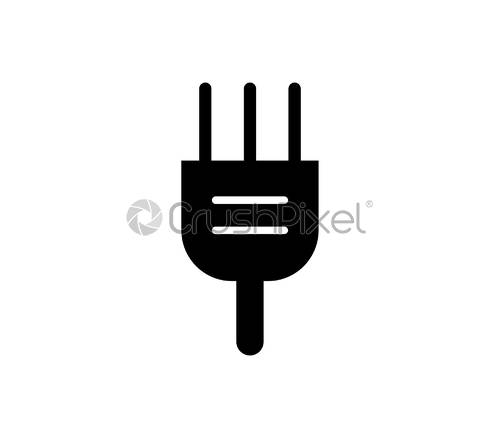 500x438 Plug Icon, Stock Vector Crushpixel