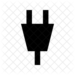 256x256 Plug Icon Of Glyph Style