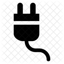 256x256 Power Plug Icon Of Glyph Style