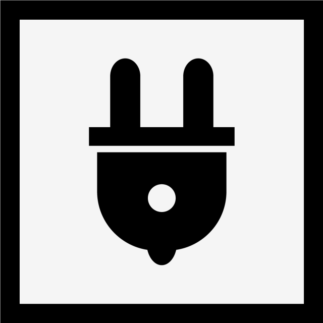 640x640 Vector Plug Icon, Plug, Socket, Electric Png And Vector
