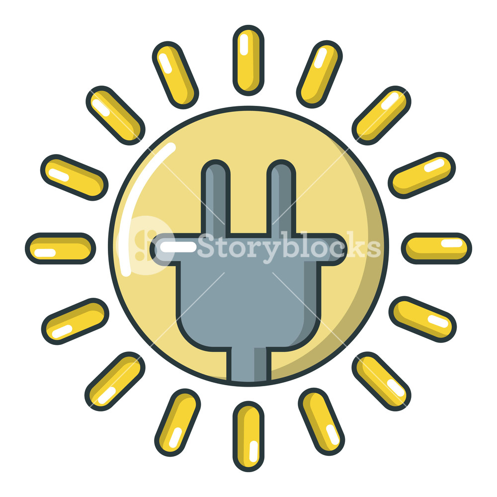 1000x1000 Electrical Plug Icon Cartoon Illustration Of Electrical Plug