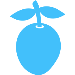 256x256 Caribbean Blue Plum Icon