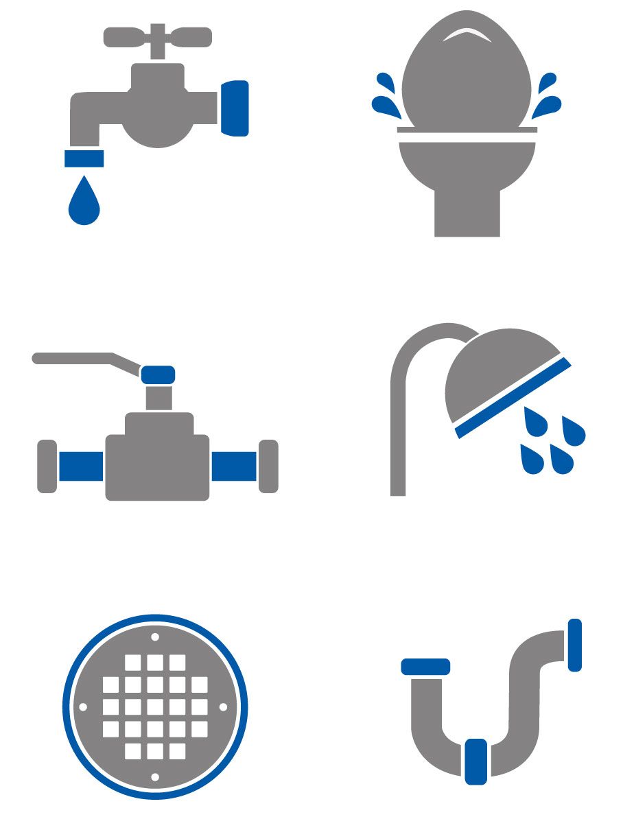 908x1194 Plumbing Icons