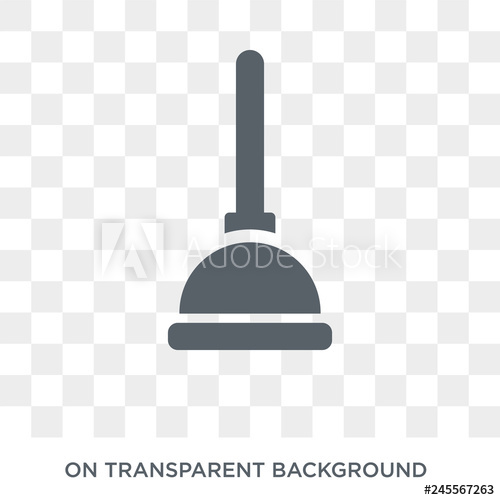 Plunger Icon Trendy Flat Vector Plunger Icon On Transparent 500x500 Plunger Icon Trendy Flat Vector Plunger Icon On Transparent