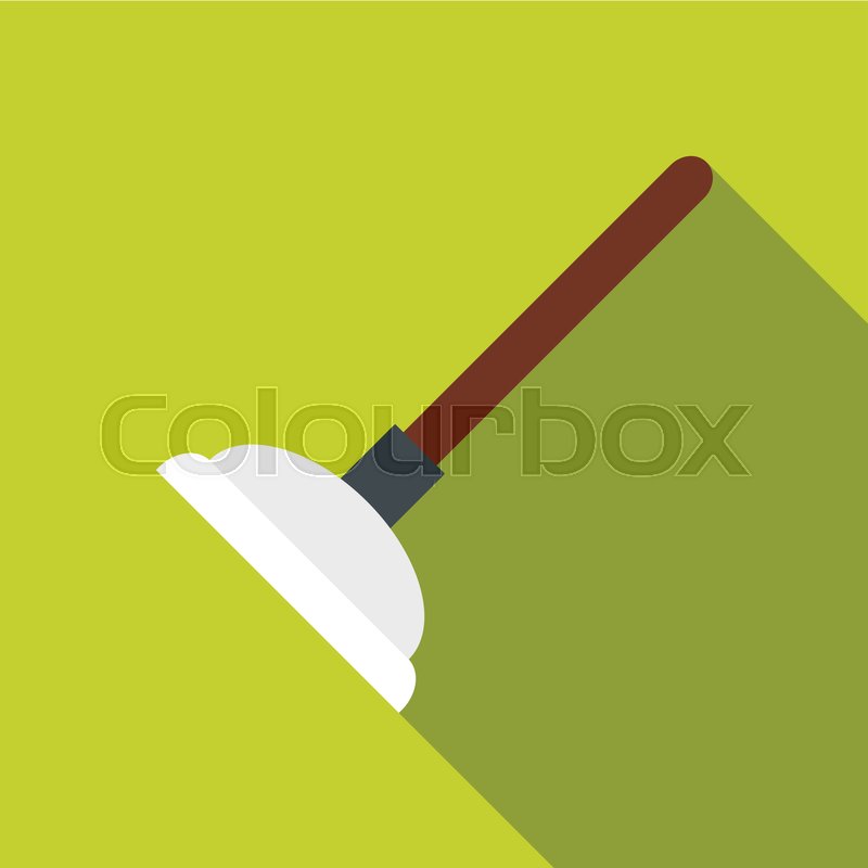 Toilet Plunger Icon Flat Illustration Stock Vector Colourbox 800x800 Toilet Plunger Icon Flat Illustration Stock Vector Colourbox