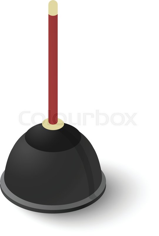 Toilet Plunger Icon Isometric Stock Vector Colourbox 541x800 Toilet Plunger Icon Isometric Stock Vector Colourbox