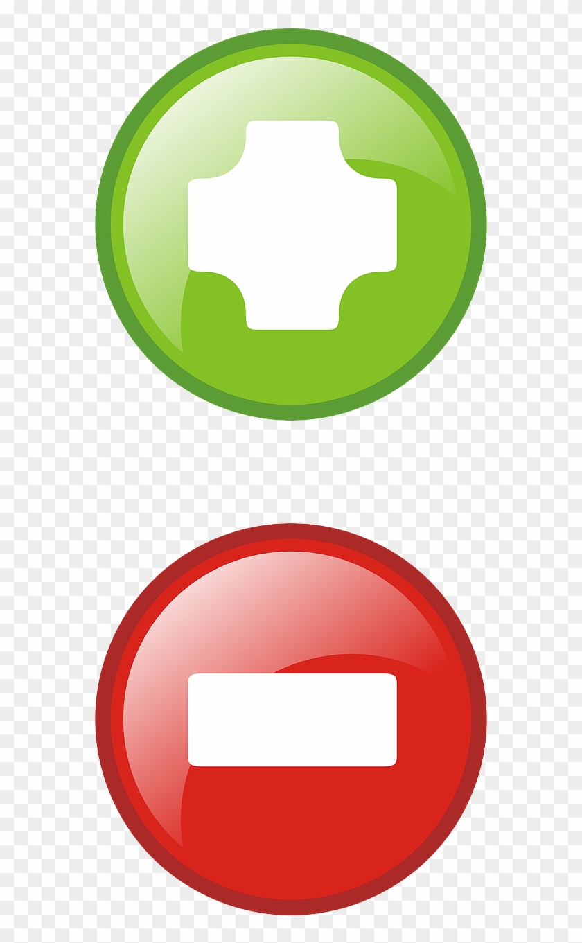 840x1361 Plus Minus Icons Symbols Red Png Image