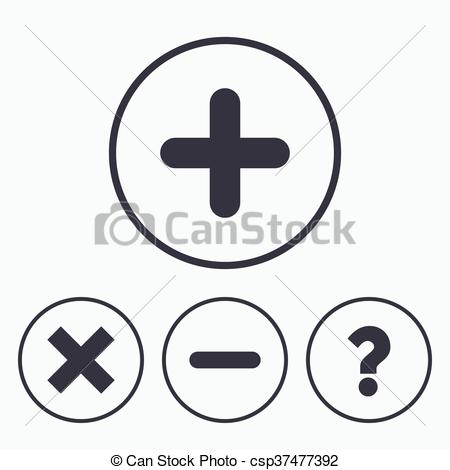 450x470 Plus And Minus Icons Question Faq Symbol Plus And Minus Icons