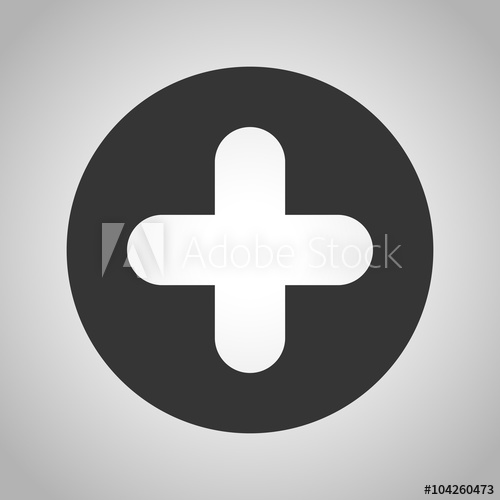 500x500 Plus Button Icon