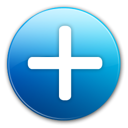 Blue Plus Icon Image 256x256 Blue Plus Icon Image