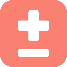 256x256 Free Salmon Plus Minus Icon