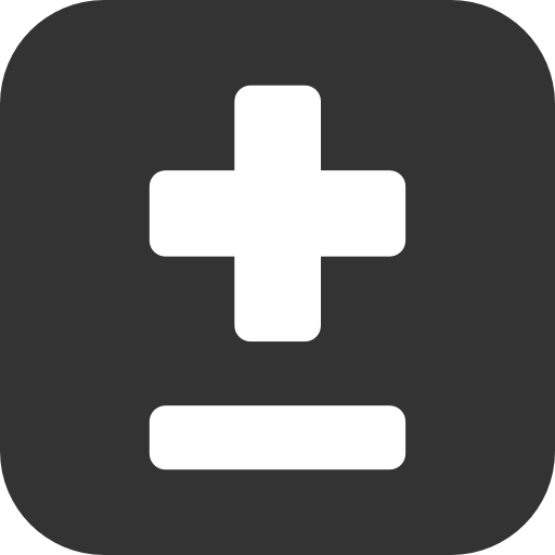 512x512 Plus Minus Sign Icon Free Icons Download