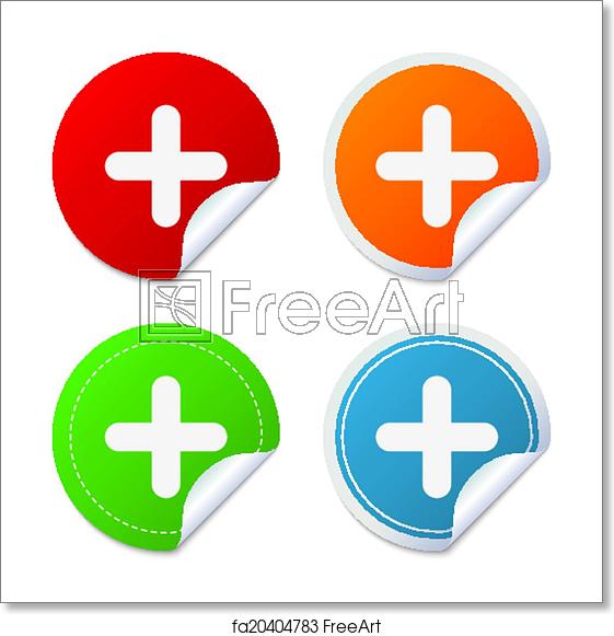 561x581 Free Art Print Of Plus Sign Icon Positive Symbol Plus Sign Icon
