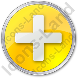256x256 Plus Circle Yellow Icon, Pngico Icons