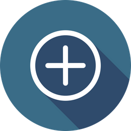 256x256 Plus Icon Of Line Style