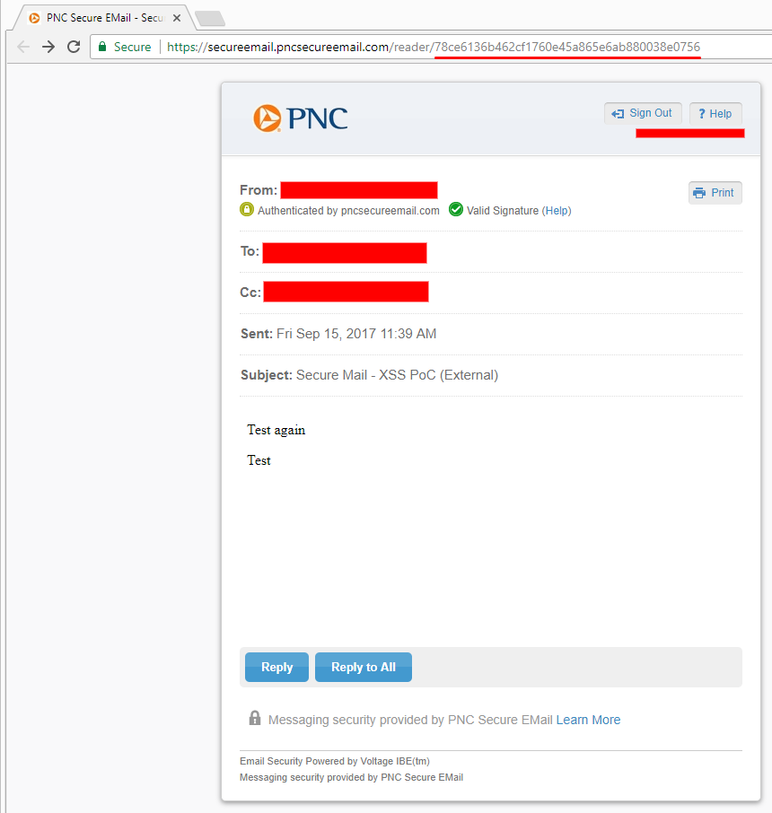860x906 Persistent Xss In Pnc's Secure Email System