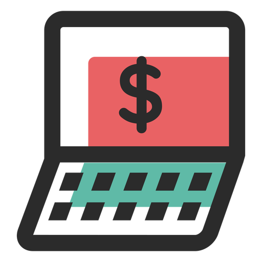 512x512 Laptop Online Banking Icon