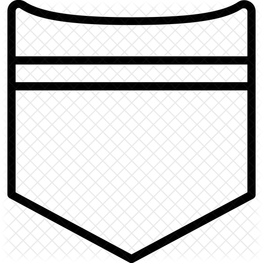 512x512 Abstract Pocket Icon Of Line Style