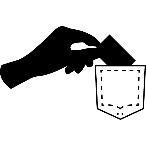 512x512 Criminal Hand Subtracting An Object From A Pocket Icons Free