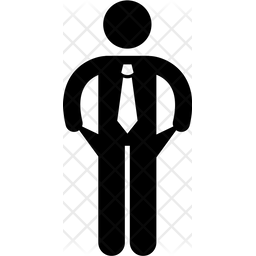 256x256 Empty Pocket Icon Of Glyph Style