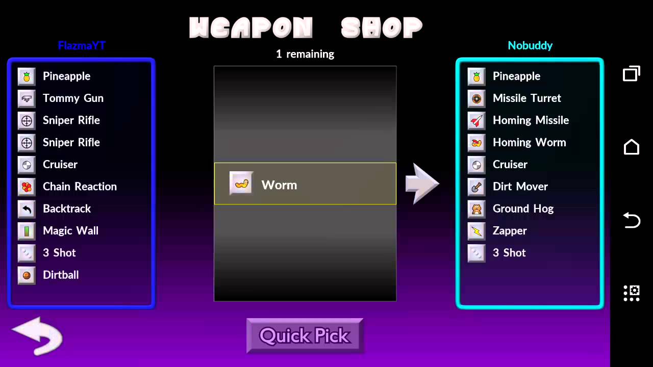 1280x720 Pocket Tanks Me Vs Friend