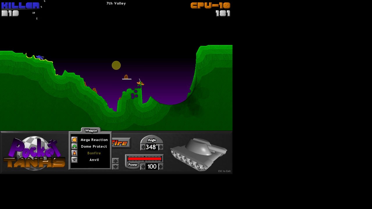 1280x720 Pocket Tanks Deluxe With All Weapons Download Link In Discription