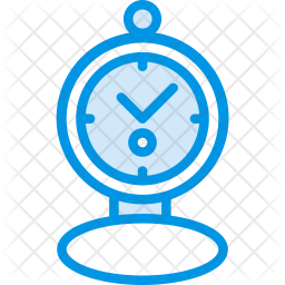 256x256 Pocket Watch Icon Of Colored Outline Style