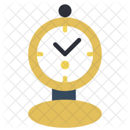 256x256 Pocket Watch Icon Of Flat Style