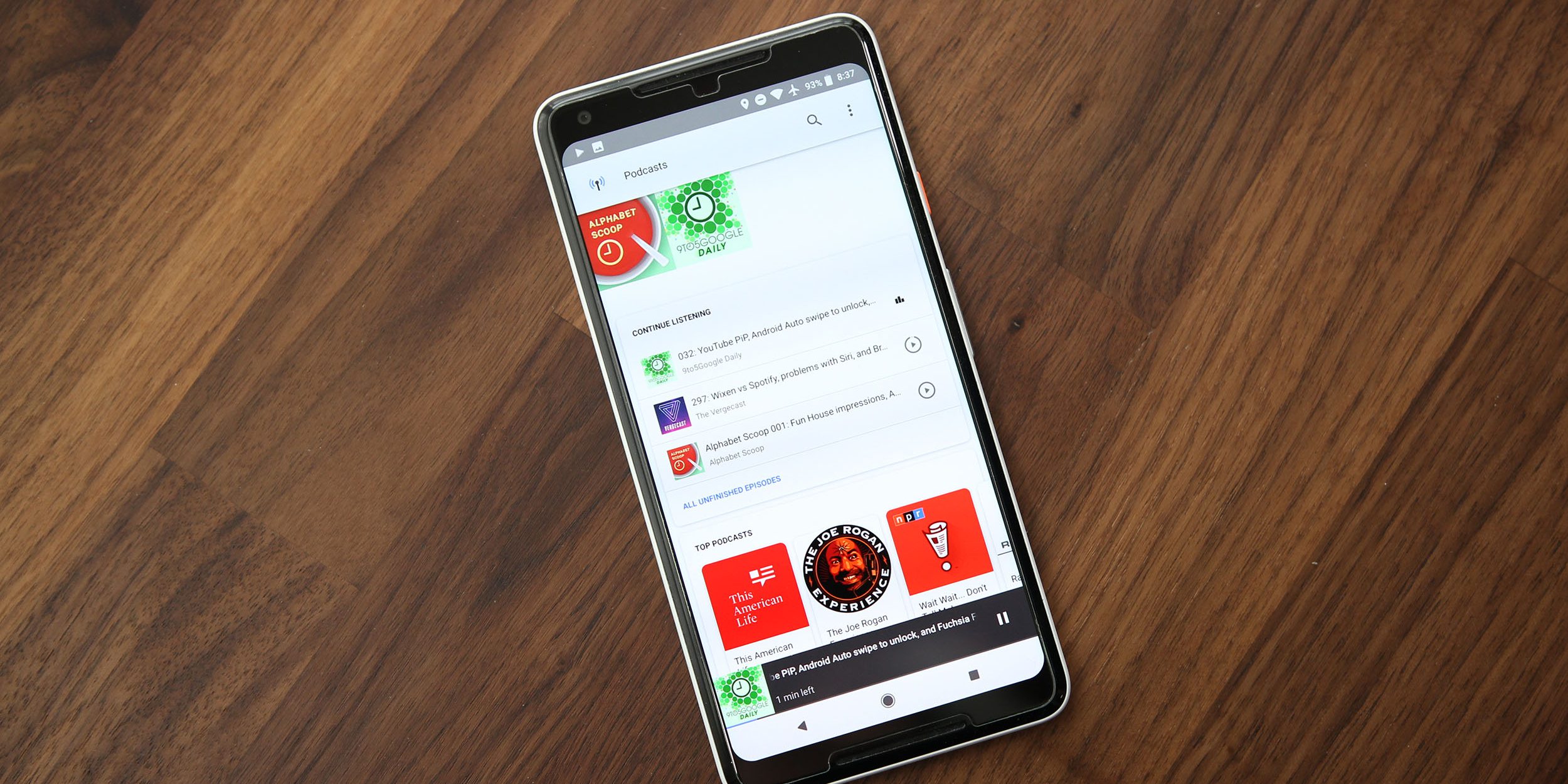 2500x1250 Google's Built In Podcast Player Updated W A Homepage