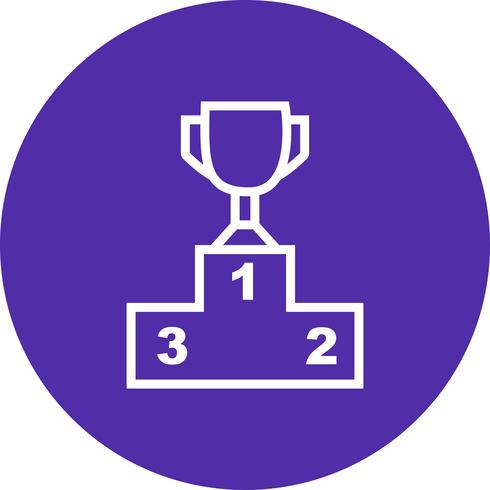 490x490 Icono De Podio Vectorial