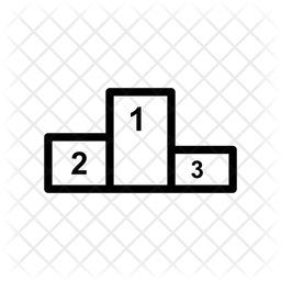 256x256 Podium Icon Of Line Style