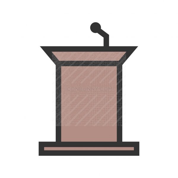 600x600 Podium Line Filled Icon