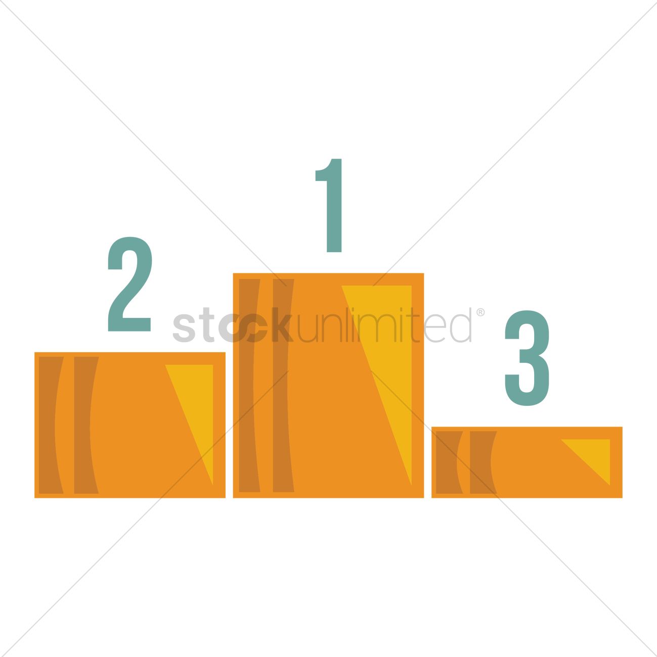 1299x1300 Winner Podium Icon Vector Image