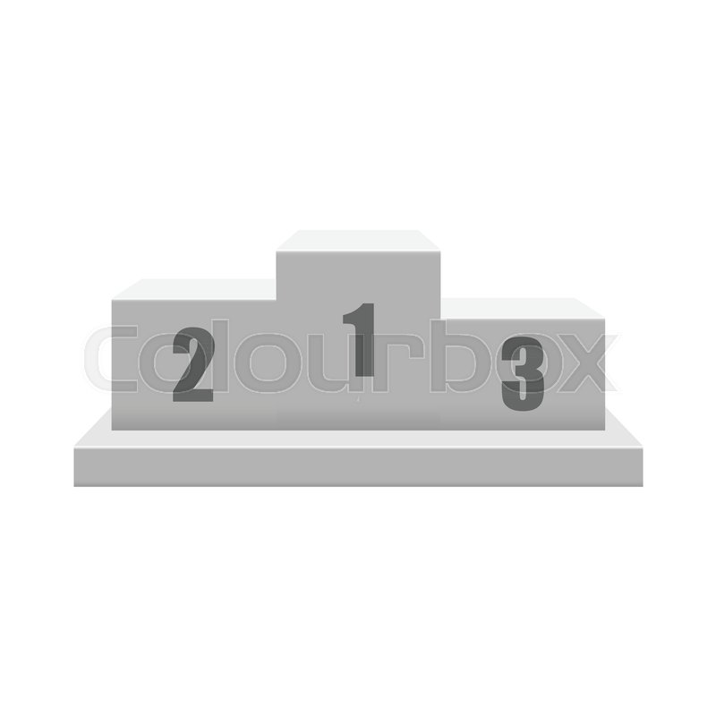 800x800 Winners Podium Icon In Flat Style Stock Vector Colourbox