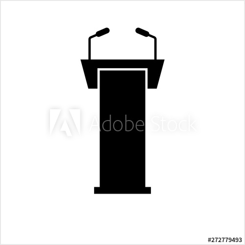 500x500 Podium Icon, Dias Icon, Tribune Icon