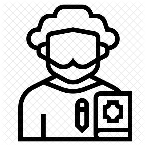 512x512 Poet Icon Of Line Style