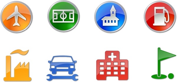 600x280 Poi Vector Icons Free Vector In Adobe Illustrator