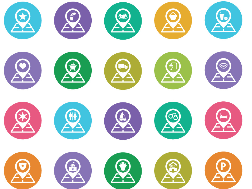 954x716 Point Of Interest Icons Poi's Icons