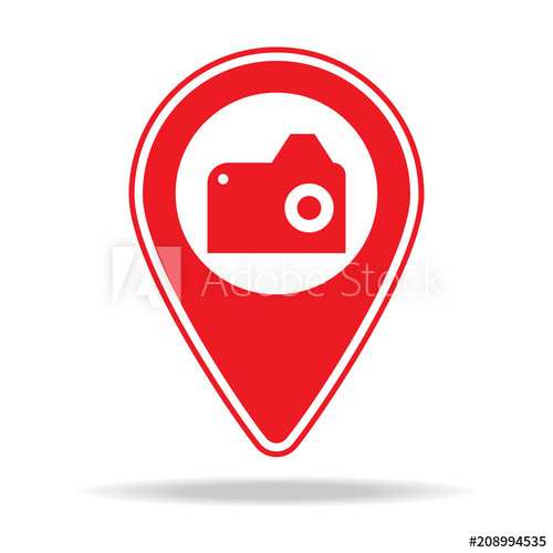 500x500 Point Of Interest Map Pn Element Of Warning Navigation Pin