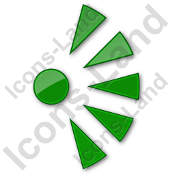 256x256 Scenic View Point Plain Green Icon, Pngico Icons